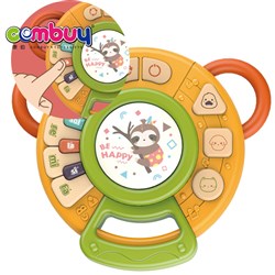 KB040444 KB040446 - Cartoon educational baby press music instrument kids toy hand drums